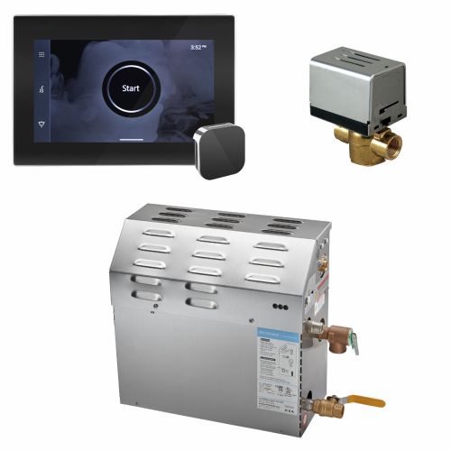 Mr Steam MS90EC1 & Black iSteamX Control Package & Autoflush