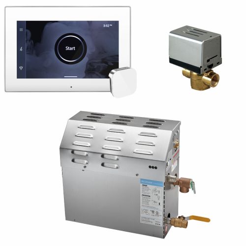 Mr Steam MS90EC1 & White iSteamX Control Package & Autoflush