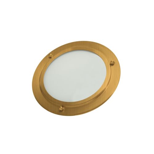 ThermaSol Shower Light in Antique Brass