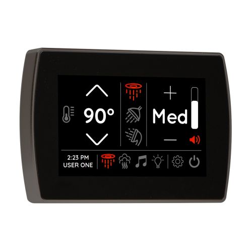 ThermaSol Signatouch 5 Flush Mount Controller in Black Nickel