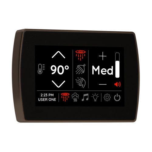 ThermaSol Signatouch 5 Flush Mount Controller in Oil-Rubbed Bronze