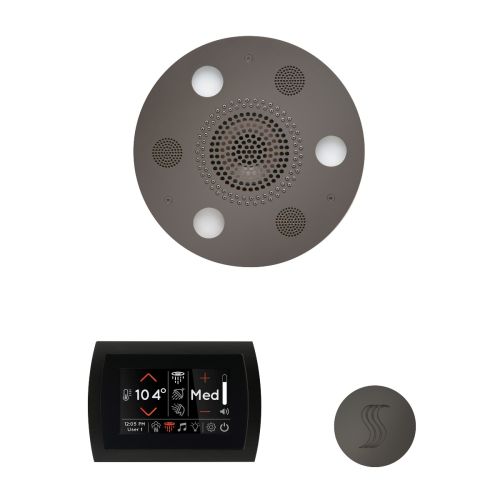 ThermaSol Wellness Steam Package with SignaTouch Round in Black Nickel