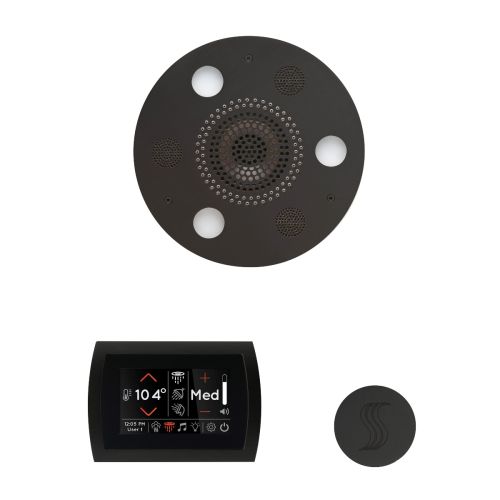 ThermaSol Wellness Steam Package with SignaTouch Round in Matte Black