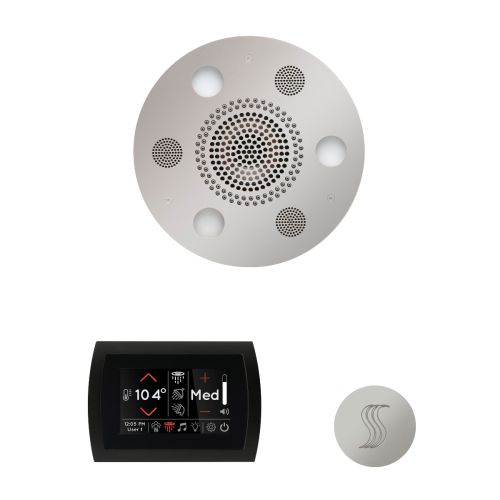 ThermaSol Wellness Steam Package with SignaTouch Round in Polished Chrome