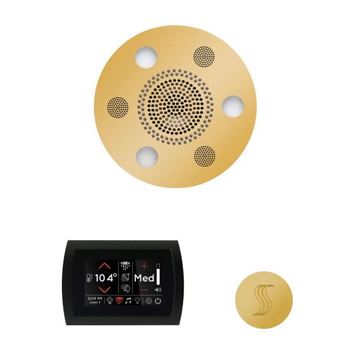 ThermaSol Wellness Steam Package with SignaTouch Round in Polished Gold