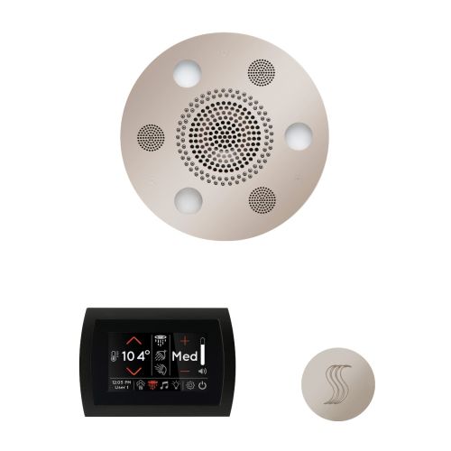 ThermaSol Wellness Steam Package with SignaTouch Round in Polished Nickel