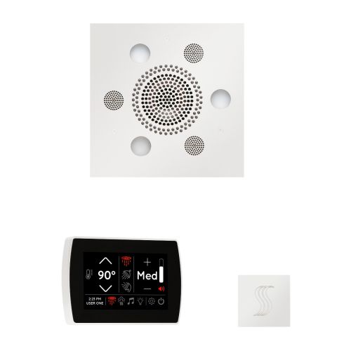 ThermaSol Wellness Steam Package with SignaTouch Square in White