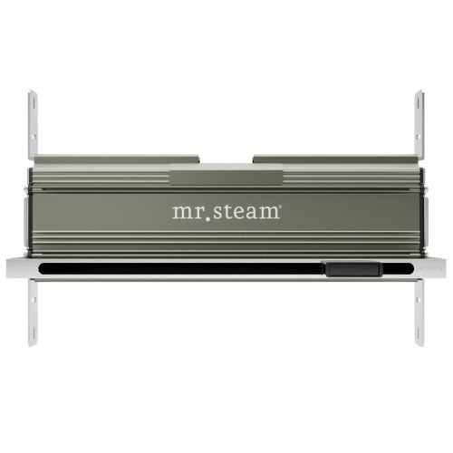 Mr. Steam Linear 27 in. W. Steamhead with AromaTherapy Reservoir in Aluminum